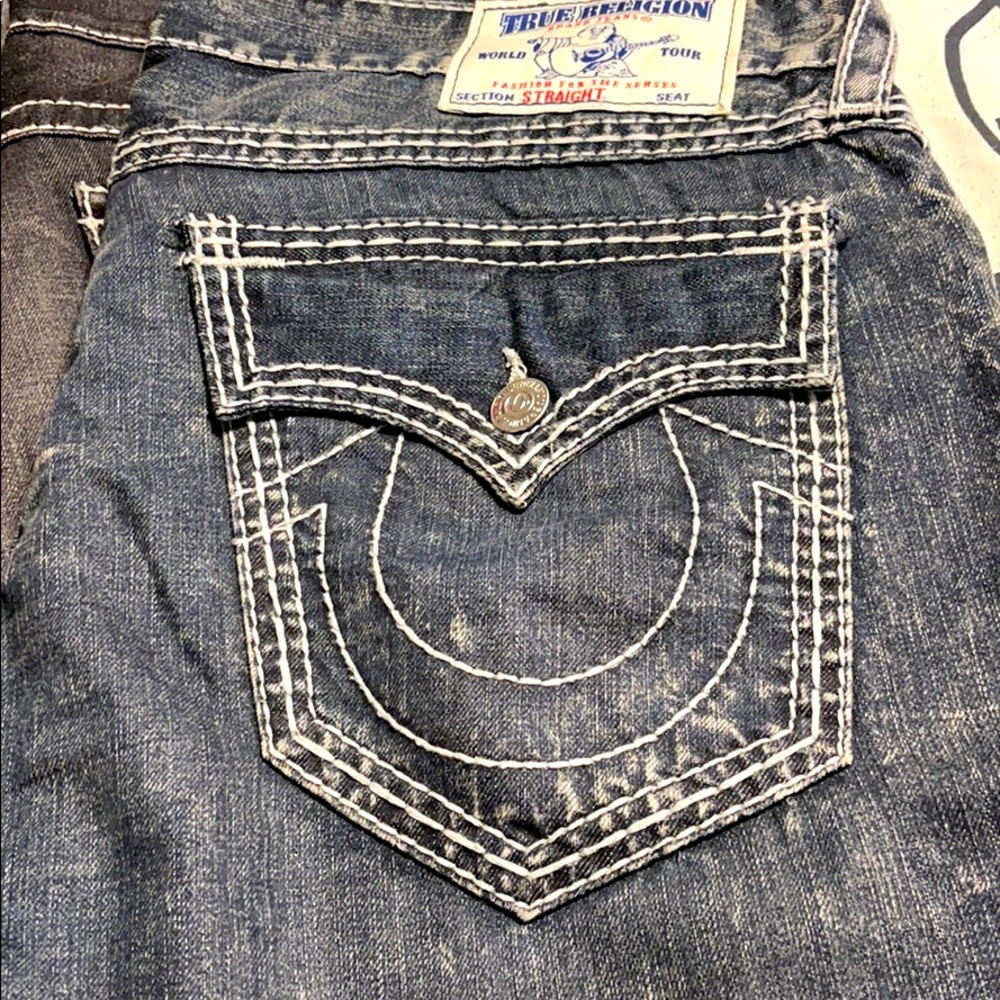 True Religion Mens Straight fit Jeans Sz 38x30